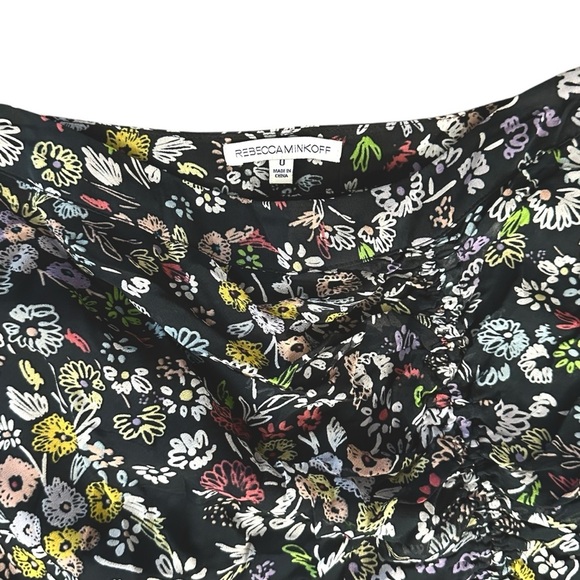 Rebecca Minkoff Romy Midi Floral Garden Print
Chiffon Ruched Skirt 0 XS - Picture 5 of 6